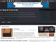 Tablet Screenshot of c-est-moi-la-fee.over-blog.fr