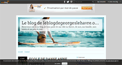 Desktop Screenshot of leblogdegeorgeslehavre.over-blog.com