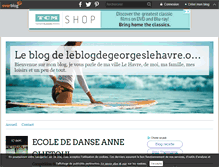 Tablet Screenshot of leblogdegeorgeslehavre.over-blog.com