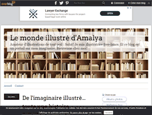 Tablet Screenshot of le-monde-illustre-d-amalya.over-blog.com