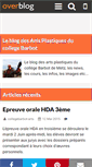 Mobile Screenshot of collegebarbot-arts.over-blog.com