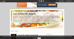 Desktop Screenshot of lesfoliesdemarie.over-blog.com