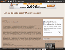 Tablet Screenshot of bebe-espoir27.over-blog.com