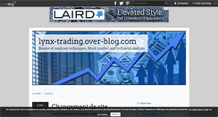 Desktop Screenshot of lynx-trading.over-blog.com
