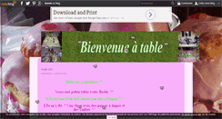 Desktop Screenshot of bienvenue-a-table.over-blog.com