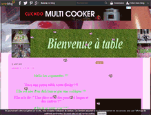 Tablet Screenshot of bienvenue-a-table.over-blog.com