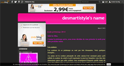 Desktop Screenshot of desmartistyle.over-blog.com