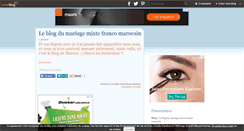 Desktop Screenshot of mariagemixtefrancomarocain.over-blog.com
