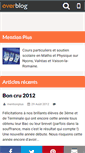 Mobile Screenshot of mentionplus.over-blog.fr