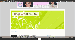 Desktop Screenshot of du-cote-bien-etre.over-blog.fr