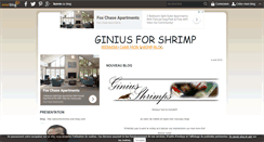 Desktop Screenshot of giniusforshrimp.over-blog.com