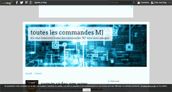 Desktop Screenshot of commandes-mj-wow.over-blog.com