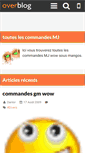 Mobile Screenshot of commandes-mj-wow.over-blog.com
