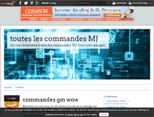 Tablet Screenshot of commandes-mj-wow.over-blog.com