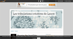 Desktop Screenshot of lestribulationscreativesdelouve.over-blog.com