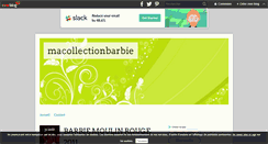 Desktop Screenshot of macollectionbarbie.over-blog.com