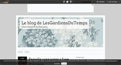 Desktop Screenshot of lesgardiensdutemps.over-blog.com
