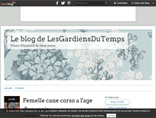 Tablet Screenshot of lesgardiensdutemps.over-blog.com