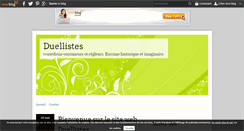 Desktop Screenshot of duellistes.over-blog.com