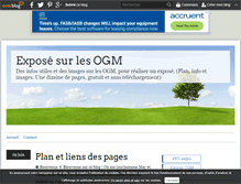 Tablet Screenshot of expose-ogm.over-blog.fr