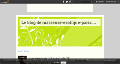 Desktop Screenshot of masseuse-erotique-paris.over-blog.fr