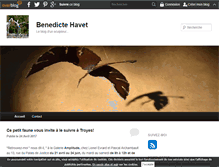 Tablet Screenshot of benedictehavet.over-blog.com