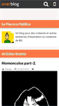 Mobile Screenshot of lepierrealedifice.over-blog.com