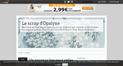 Desktop Screenshot of le-scrap-d-opalyne.over-blog.com