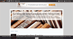 Desktop Screenshot of cours.anglais.soutien.scolaire.over-blog.com