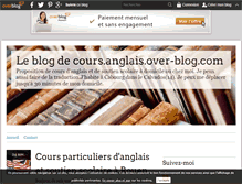 Tablet Screenshot of cours.anglais.soutien.scolaire.over-blog.com