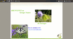 Desktop Screenshot of groupenaturefaverges.over-blog.fr