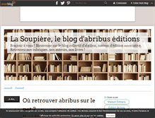 Tablet Screenshot of lasoupiere.abribus.over-blog.com