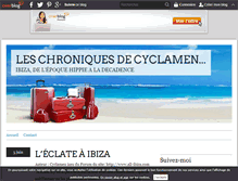 Tablet Screenshot of chroniques-cyclamen.over-blog.com