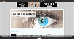 Desktop Screenshot of lesdifferentslitanies.over-blog.com