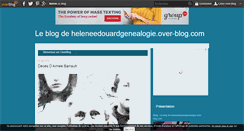 Desktop Screenshot of heleneedouardgenealogie.over-blog.com