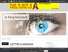 Tablet Screenshot of burundi.over-blog.com