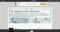 Desktop Screenshot of les-chtites-passions-de-mimi.over-blog.com