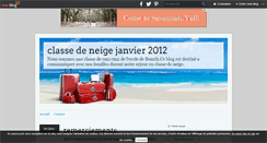 Desktop Screenshot of laclasse-deneige.over-blog.com