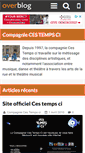 Mobile Screenshot of ces-temps-ci.over-blog.com