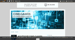 Desktop Screenshot of cinegames.over-blog.com
