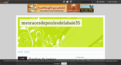 Desktop Screenshot of mesracesdepoulesdelabaie35.over-blog.com