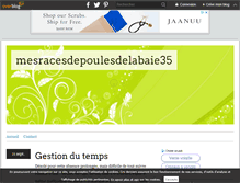 Tablet Screenshot of mesracesdepoulesdelabaie35.over-blog.com
