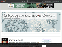 Tablet Screenshot of myvazscrap.over-blog.com