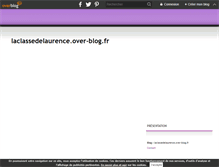 Tablet Screenshot of laclassedelaurence.over-blog.fr