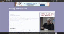 Desktop Screenshot of descuento.over-blog.es