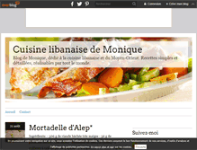 Tablet Screenshot of lacuisinelibanaisedemonique.over-blog.com