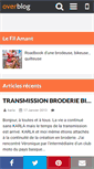 Mobile Screenshot of le-fil-amant.over-blog.com