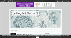 Desktop Screenshot of follesdufil.over-blog.com