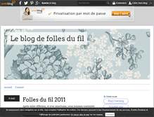 Tablet Screenshot of follesdufil.over-blog.com