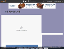 Tablet Screenshot of leblognote.over-blog.com
